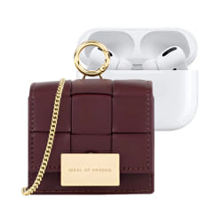 eal of Sweden Mini Sac AirPods Toute Génération Braided - Rouge