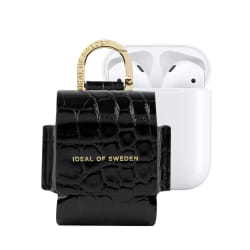 eal of Sweden Mini Sac AirPods 1/2 Flo Texturé - Noir