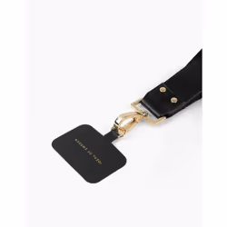 iDeal of Sweden IDUPS-01 sangle Téléphone portable Polyamide, Polyester, Polyuréthane (PU), Zinc Noir