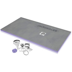 Jackon Insulation - Jackon Receveur de douche à carreler Aqua Décentré 1400x900x40mm siphon vertical offert (4512096 + 4512008)