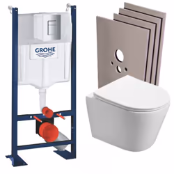 Description générale Découvrez la qualité et la simplicité d’installation du Pack WC Bâti autoportant + WC sans bride SAT Inf ...