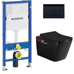 Pack wc bati-support Geberit wc sans bride Swiss Aqua Technologies + abattant SoftClose + plaque (SBLINFIGEB7)