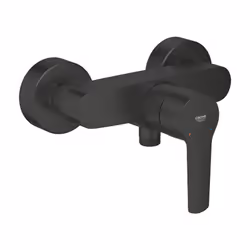 Caractéristiques du mitigeur de douche monocommande, noir mat (G-322792432): Montage mural Levier en métal Cartouche GROHE Si ...