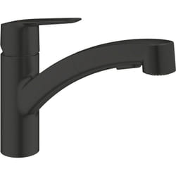 Start mitigeur monocommande évier avec douchette extractible, noir mat (G-303072431) - Grohe