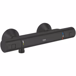 PRECISION START mitigeur de douche thermostatique 1/2', noir mat (G-345942430): Montage mural GROHE TurboStat : 2 fois plus r ...