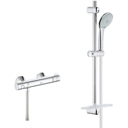 Grohe - Set Mitigeur Thermostatique de Douche + Ensemble de douche complet 3 jets euphoria 110 (34840000-EUPHORIA3)