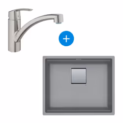 L'évier Franke KNG 110-52 appartient à la catégorie des petits éviers . Avec des dimensions de 560 x 460 mm et sans surface d ...