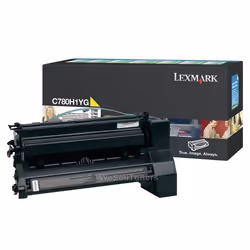 Lexmark C780H1YG, 10000 pages, Jaune, 1 pièce(s)