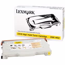 Lexmark C510 Yellow High Yield Toner Cartridge, 6600 pages, Jaune