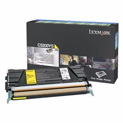 Lexmark C5200YS, 1500 pages, Jaune, 1 pièce(s)