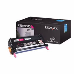 Lexmark X560A2MG, 4000 pages, Magenta, 1 pièce(s)