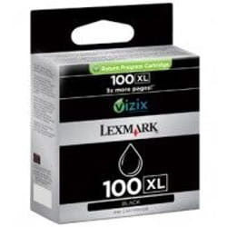 Lexmark 100XL Black High Yield Return Program Ink Cartridge cartouche d'encre Original Noir