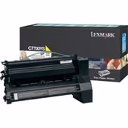 Lexmark Yellow Return Program Print Cartridge for C770/C772, 6000 pages, Jaune