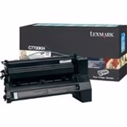 Lexmark Black High Yield Return Program Print Cartridge for C770/C772, 10000 pages, Noir