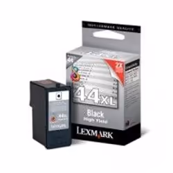 Lexmark No.44XL Black Print Cartridge, Encre à pigments, 1 Cartridge