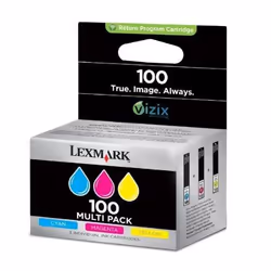 Lexmark 14N0849, Encre à pigments, 3 pièce(s), Multi pack