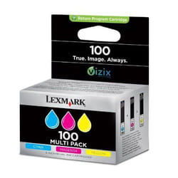 Lexmark 14N0849 cartouche d'encre 3 pièce(s) Original Cyan, Magenta, Jaune