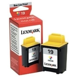 Lexmark #19 / 15M2619 Moderate Use Color Print Cartridge cartouche d'encre Original