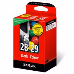 Lexmark Combo Pack No28/29, Encre à pigments, Encre à colorant, 1 Pack, Multi pack