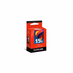 Lexmark N° 15A Color Print Cartridge, Encre à pigments, 1 Cartridge