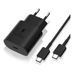 Chargeur Samsung EP-TA800B 25 W avec câble USB-C 1 M noir (en vrac)