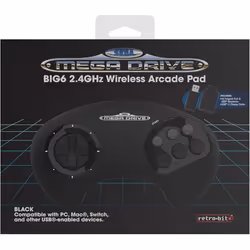 Retro-bit - Manette Noire BIG6
