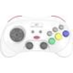 Manette de jeu - JUST FOR GAMES - RetroBit Sega Saturn - Sans fil - Vibration - Blanc