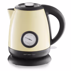 Emerio WK-109795.2, 1 L, 2000 W, Beige, Noir, Sans fil