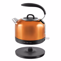 Emerio WK-111081.1 bouilloire 1,7 L 2200 W Noir, Cuivre, Argent