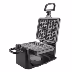 Emerio WM-110984 moule à gauffres 4 gauffre(s) 1000 W Noir, Argent