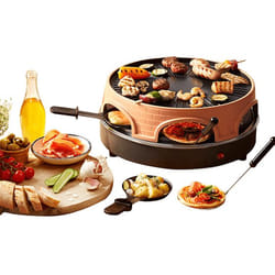 Emerio PO-113255.4 raclette 1500 W Noir, Marron