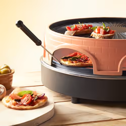 Emerio PO-113255.4 raclette 1500 W Noir, Marron