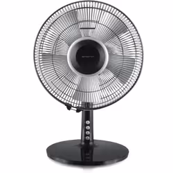 Emerio FN-114224.1, Ventilateur à lame domestique, Noir, Table, Boutons, Secteur, 40 W