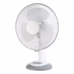 Emerio FN-114203, Ventilateur à lame domestique, Blanc, Table, 40 cm, Boutons, Secteur
