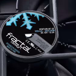 Fractal Design Venturi HP-12 PWM Boitier PC Ventilateur 12 cm Noir, Gris - Vue supplémentaire 4