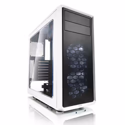 Fractal Design Focus G, Midi Tower, PC, Blanc, ATX, ITX, micro ATX, Blanc, Ventilateur, Devant