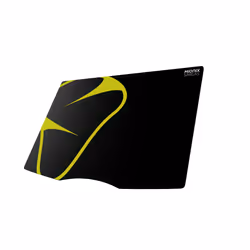 Mionix Sargas M, Noir, Jaune, Image, Microfibre, Caoutchouc, Base antidérapante, Tapis de souris de jeu