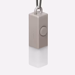 Éclairage vélo suspendu pour fermeture éclair USB Bookman - blanc - TU