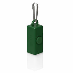 Éclairage vélo suspendu USB Bookman - vert - Pour être vu - Rechargeable USB - Suspendu
