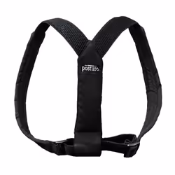 Swedish Posture Classic Posture Brace, Dos, A l'épaule, Support, L/XL, Polyester, Noir, Médical