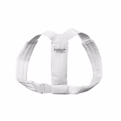 Swedish Posture Flexi Bande Pour La Posture, Dos, Support, L/XL, Coton, Nylon, Blanc, Médical