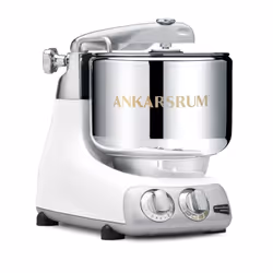Ankarsrum Assistent Original, Robot mixer, Blanc, Pétrisseur, Mélange, Whisking, 7 L, Rotatif, Acier inoxydable