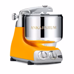 Ankarsrum Assistent Original, Robot mixer, Jaune, Pétrisseur, Mélange, Whisking, 7 L, Rotatif, Acier inoxydable