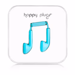 Happy Plugs Earbud, Avec fil, 20 - 15000 Hz, Appels/Musique, Casque, Turquoise