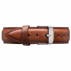 Daniel Wellington St Mawes, Bracelet de montre, Cuir, Acier inoxydable, 225 mm, 18 mm