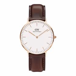 Montre Daniel Wellington Classic Bristol DW00100039 cuir marron 36mm