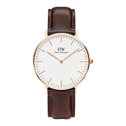 Montre Daniel Wellington Classic Bristol DW00100039 cuir marron 36mm