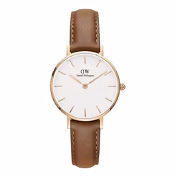 Montre - DANIEL WELLINGTON - DW00100228 - Couleur Marron - Design Élégant - Bracelet en Cuir