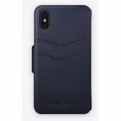 iDeal of Sweden Saffiano 5.8" Étui avec portefeuille Marine
