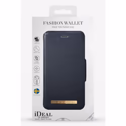 iDeal of Sweden Saffiano 5.8" Étui avec portefeuille Marine